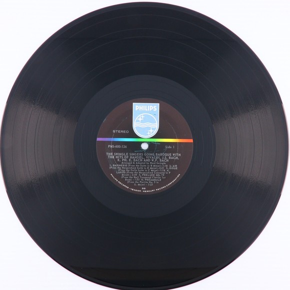 The Swingle Singers – Going Baroque - 1964 12" Vinyl LP Record PHS 600-126 - Picture 8 of 12